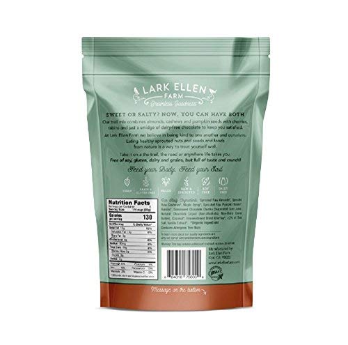 LARK ELLEN FARM ORGANIC SWEET SALTY TRAIL MIX, 8 OZ