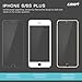 iPhone 6s Plus Screen Protector, Collen Tempered Glass Protector + Gold Metal to Full Screen Cover iPhone 6S Plus & 6 Plus 5.5