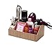 MobileVision Bamboo Make Up Organizer & Cosmetic Holder, Storage on Vanity Counter or Bathroom, Multiple Compartments