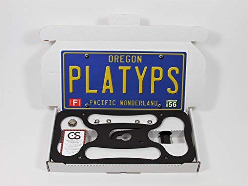 CravenSpeed The Platypus License Plate Mount for Volkswagen Golf GTI Mk7 | 2015-2018 | No Drilling | Installs in Seconds | Made of Stainless Steel & Aluminum | Made in USA