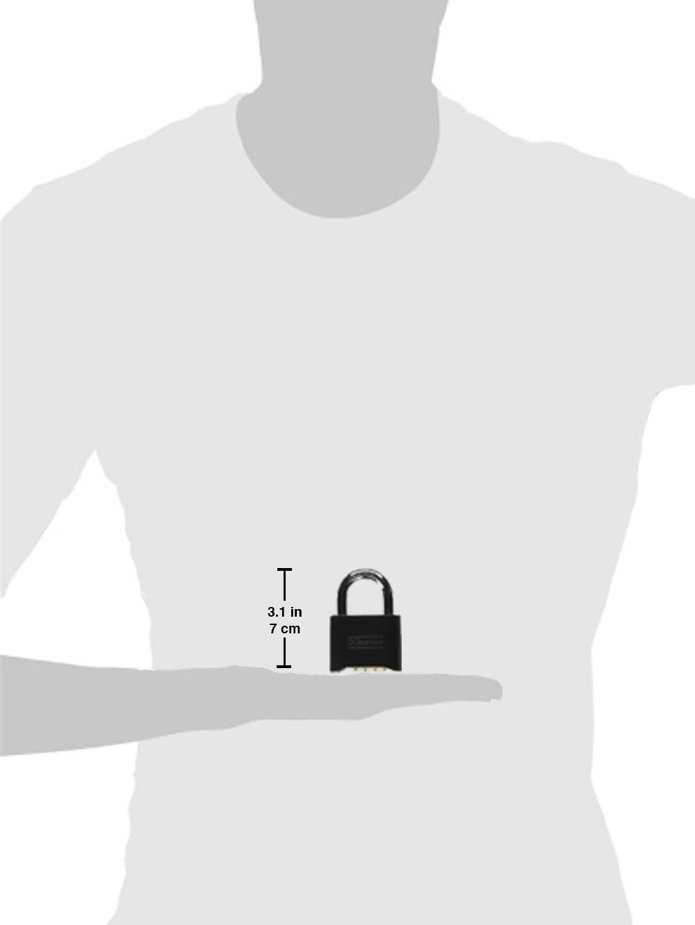 Master Lock 178D Set Your Own Combination Lock, 1 Pack, Black - - 