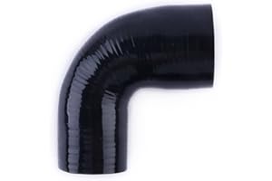 OHOB-COOL 90 Degree Elbow Reducer Silicone Coupler Reinforced Hose ID 2.5" to 3" (63-76mm),4-Ply Turbo/Intercooler/Intake Piping Industrial Hydraulic