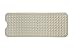 NTTR Extra Long Bathtub Mat Non Slip Bath Mat Tub Mat Simple Deluxe Shower Mats, Machine Washable(Beige,16 W x 40 L Inches)