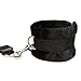 Tooluu Fetish Under Bed Restraint Kit with A Ribbon Blindfold, Fluff Lining Hand Cuffs Ankle Cuff Bondage Collection For Male Female Couple