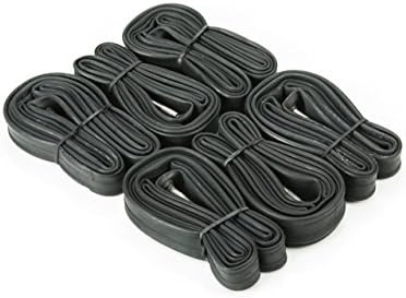 Williams Cycling 6 Tubes: Williams 80mm 700X23-25C Threaded Presta Valve Inner Tubes