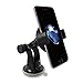 TechMatte MagGrip Magnetic Car Phone Mount - Dashboard/Windshield Mounted Universal Car Phone Holder w/Bonus Magnetic Device Clamp (Black)