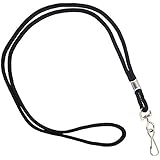Specialist ID Standard Black Lanyard with Swivel Hook, by Specialist ID Packaged and Sold Individually