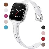 Maledan for Fitbit Versa Bands, Large, White