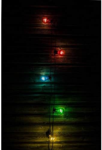 Konstsmide LED Garden Lights/Outdoor (IP44)/5 Multi Bulbs/40 Diodes/6h Timer/Black Cable/Battery Operated: 4xAA 1.5V (excl.) - Image 5