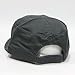 The Vintage Year Washed Cadet Cotton Twill Adjustable Military Radar Caps (Charcoal Gray Heavy Stitching)