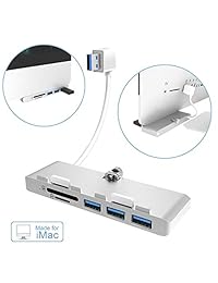 Alcey apple style USB 3.0 Hub con SD lector de tarjetas TF y adaptador de audio