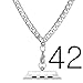 Bandmax Necklace Compatible with Apple Watch 42MM 44MM,Fashion Stainless Steel Cuban Link Chain Necklace Compatible with iwatch Series 6/5/4/3/2/1