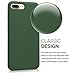 kwmobile Case Compatible with Apple iPhone 7 Plus/iPhone 8 Plus Case - TPU Silicone Phone Cover with Soft Finish - Dark Green