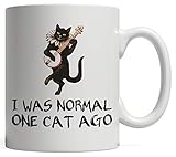 I Was Normal One Cat Ago Mug | Purrr Funny & Crazy