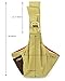 UGGO Pet Sling Carrier and Feeding Bag 2in1 SET.Outdoor,Handsfree,Waterproof,Adjustable Strap Carrier for Dog/Cat/Rabbit up to 14Lbs (Beige) and Transport/Deposit/Feeding Smaller Bag.