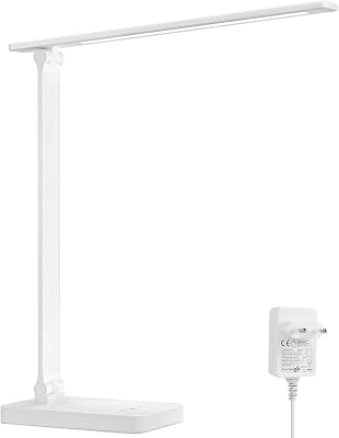 Candeeiro de Secretária LED 800 LM Branco Regulável