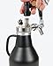 Nostalgia CBG64 Homecraft 64OZ Beer Growler & Pressurized CO2 Regulator