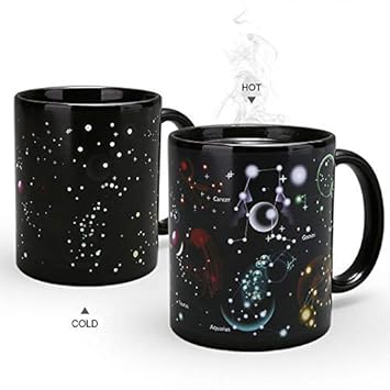 Doublewhale Constellation Heat Change Mugmagic Solar System Heat Sensitive Coffee Cup 12oz Ceramic Tea Mug Christmas Giftbirthday Gifts For
