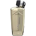 2023 FineBlue F520 Wireless Bluetooth 5.3 Portable Single Headset Headphone Earphone In-Ear Business Earphone Vibrate Vibrating Wear Clip on Vibration Hands-free Calls Remind sports outdoor (Gold)