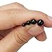 TOPWEL 50pcs Black Plastic Mushroom Beads Safety Solid Eyes for Sewing Crafting Eyes Buttons for Bear Doll Etc (10mm)