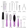 16-in-1-Professional-Foot-File-Pedicure-Kit-hicoosee-Nail-Toenail-Clipper-Dead-Foot-Skin-Remover-for-Foot-and-Hand 16 in 1 Professional Foot File Pedicure Kit, hicoosee Nail Toenail Clipper Dead Foot Skin Remover for Foot and Hand
