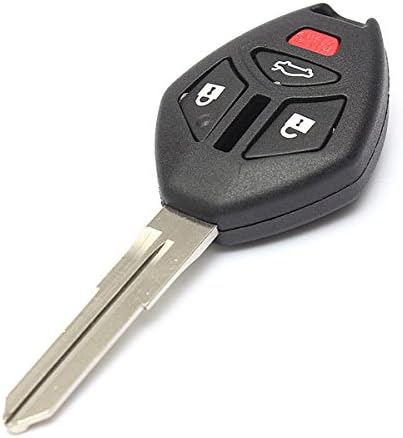 4 Button Remote Key Shell Case Uncut Blade For Mitsubishi 2007-2013