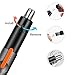 Nose Hair Trimmer, Electric Nose Ear Hair Trimmer for Men Women, Double Edge Blades, Painless Trimming, Gray (Silver)