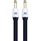 Monster Prolink Studio Pro 2000 1/4 Inch TS to 1/4 Inch TS Speaker Cable, 6 Foot, Male to Male Audio Cable for Amplifier, Guitar, Instrument, and Speaker Connections