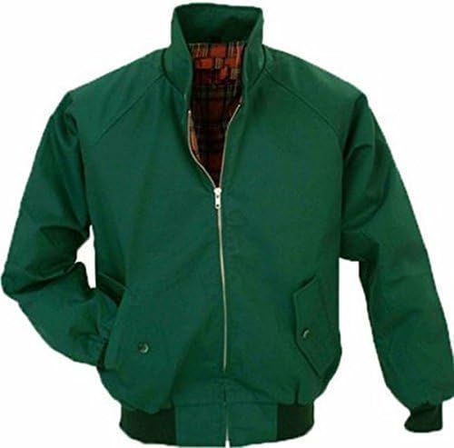Harrington By Wholesale Workwear Men's British Made Harrington Jacket Large Green