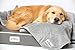 PetFusion Premium Dog & Cat Blanket | Ultra Soft Pet Blanket Available in Plush or Quilted; 2 Colors (Grey; Brown) | Perfect for Small Dogs & Large Dogs