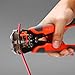 Wire Stripper, Blusmart Self-Adjusting Automatic Wire Stripping Tool with ProTouch Grips AWG24-10(0.2~6.0mm²) - Multi Tool Stripper, Cutter and Crimper (Orange with Gray)