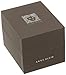Anne Klein Women's AK/1314BKBK Premium Crystal Accented Gold-Tone Black Ceramic Bangle Watch