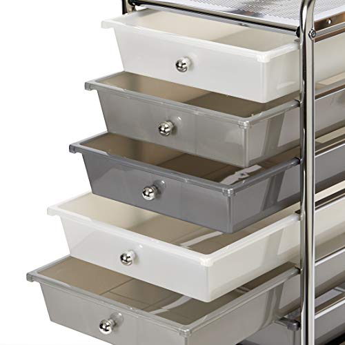 Seville Classics 8Drawer Multipurpose Mobile Rolling Utility Storage