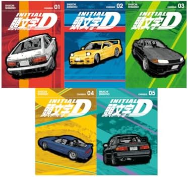 Amazon.com: Initial D: Volumes 1-5 (Boxed Set) : Initial D