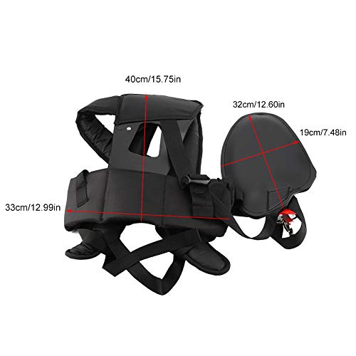 Wifehelper Trimmer Double Shoulder Strap Mower Nylon M-Shaped Belt for Brush Cutter Garden Patio