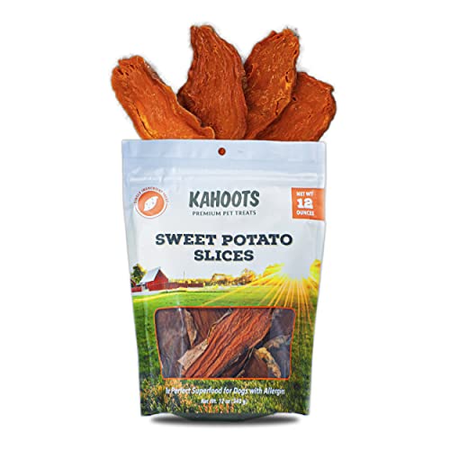 KAHOOTS Sweet Potato Dog Treats Premium All Natural Chews for Dogs