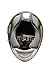 TORC Men's Full Face helmet Flat Black Flag M
