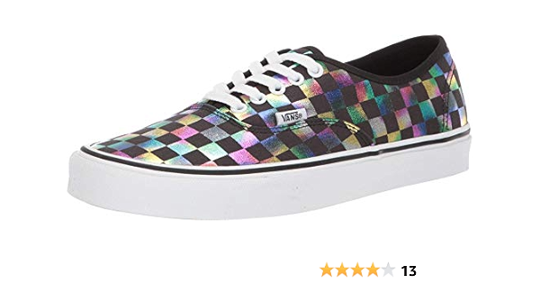 rainbow checkerboard vans amazon