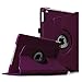 Fintie Case for iPad Air 2 - 360 Degree Rotating Stand Protective Case Smart Cover with Auto Sleep/Wake Feature for iPad Air 2, Purple