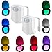 Toilet Light 2 Pack, Kingcenton Motion Activated LED Toilet Night Light, Waterproof Toilet Bowl Light with 8 Colors Changing