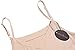 Avidlove Women Modal V Neck Nightwear Sleeveless Straight Dress Mini Full Slips Apricot S