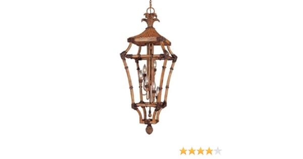Hampton Bay 40 In High 6 Light Tropics Foyer Pendant Foyer