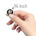 Black and Gold 40th Birthday Party Favor Chocolate Kisses Candy Stickers - 180 Labels