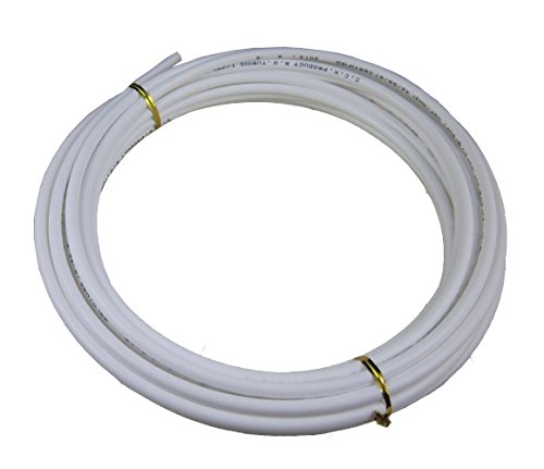 Lemoy 1/4 Inch, 10 Meters 30 feet Length Tubing Hose Pipe for Reverse Osmosis RO Water Purifiers Filter System (white)