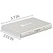 Business Card Holder, High-Grade Metal Business Card Case for Bank Cards and ID Cards, Prevent Electronic Credit Card Scan Theft, Silver