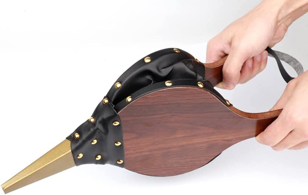 Roysmart Bellows Gold Decorative Nails Hanging Loop Plastic Bellows