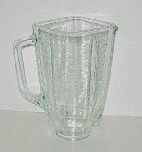 Blender Parts &amp; Replacement Oster Osterizer Blender 5 Cup Square Glass Jar