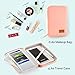EASTHILL Big Capacity Pencil Pen Case Pouch Box Organizer Large Storage for Bullet Journal Pink