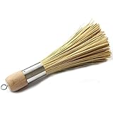 竹ササラ 全長22×柄直径3CM×柄長8CM 鍋などの物を洗う用具