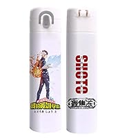 St.Mandyu My Hero Academia Anime Water Bottle Cartoon Creative Stainless Steel Cup Gym Sport Travel Tumbler Accompanying Cup Mug(H02)